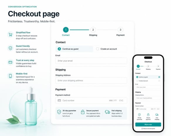 shopify checkout page customization
