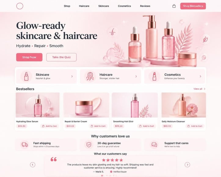 shopify websitre development