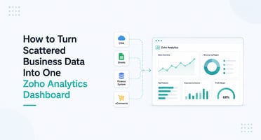 Turn Scattered Business Data Into One Zoho Analytics Dashboard