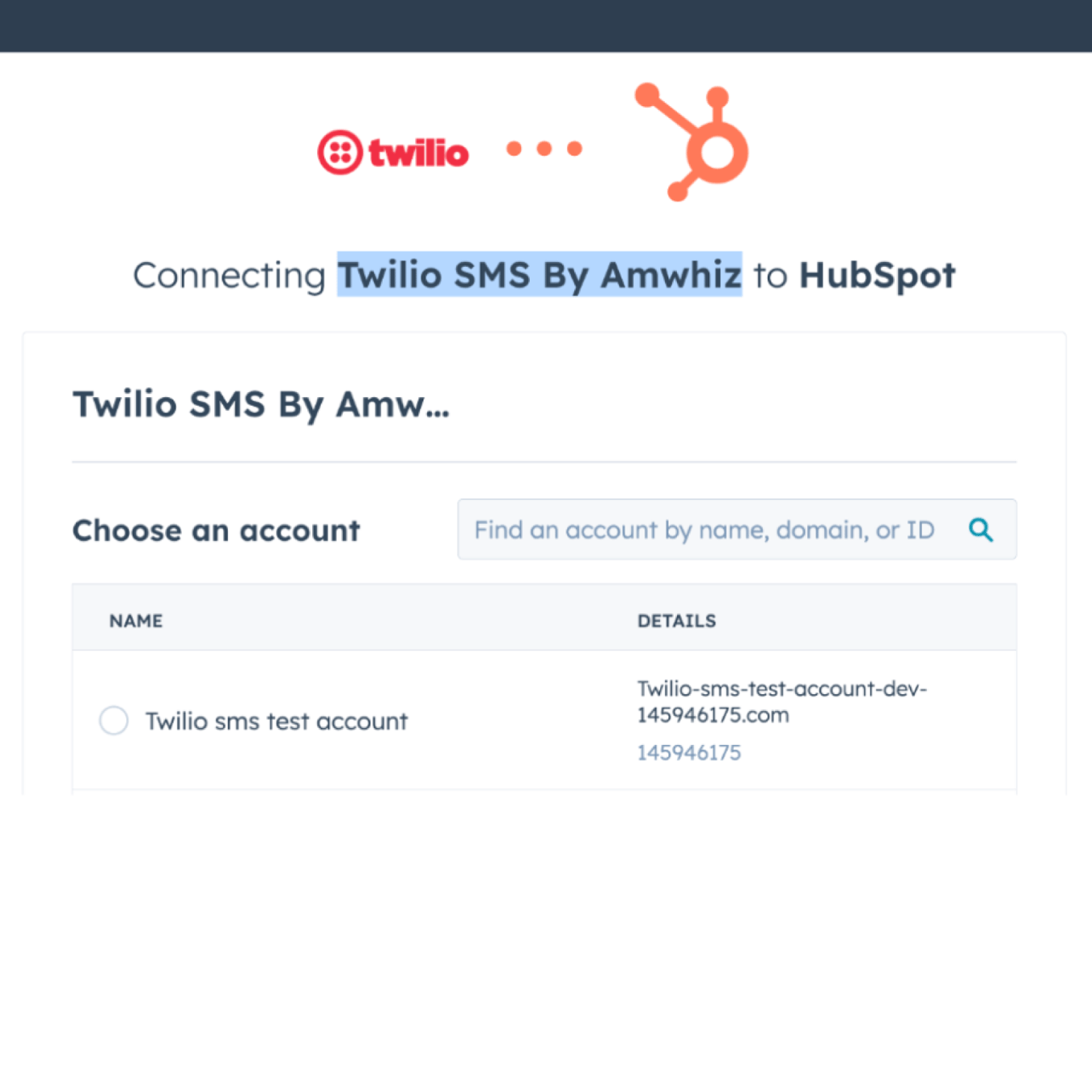 Amwhiz | Configure Twilio for SMS & Voice Integration