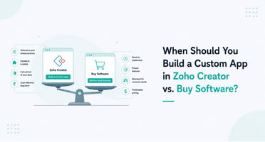Build a Custom App in Zoho Creator vs. Buy Software