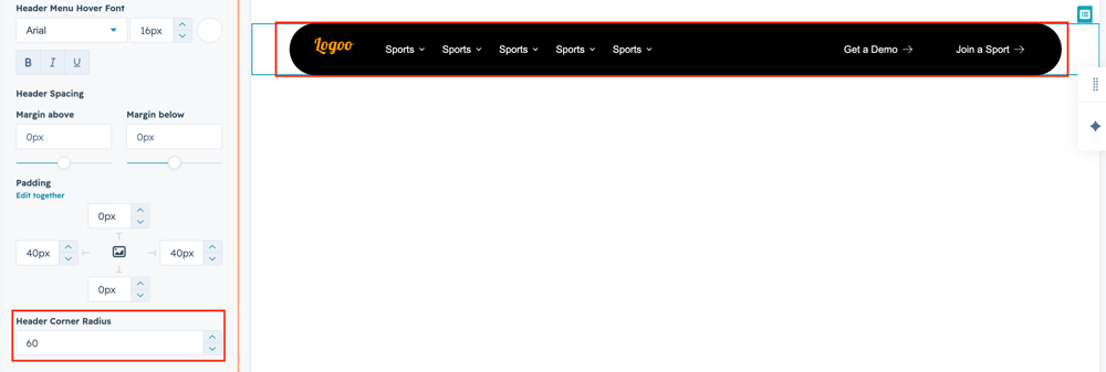 header-radius