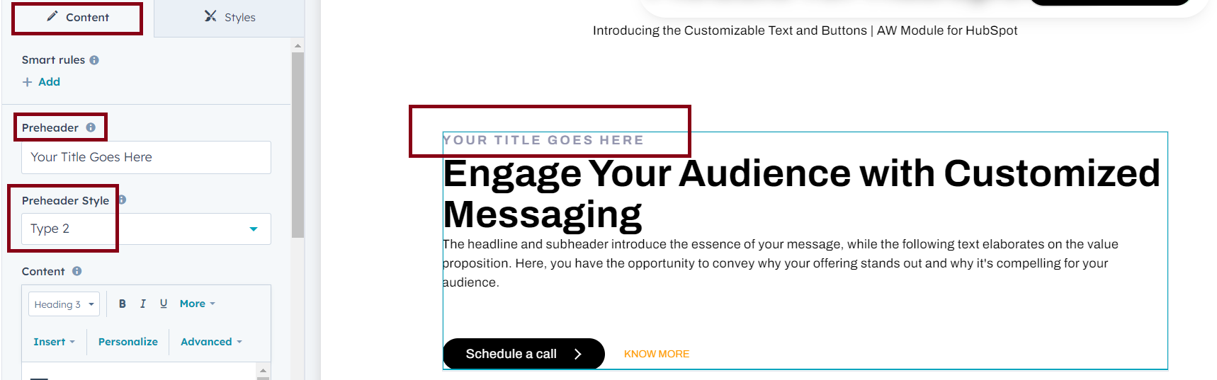 View All Text Button AW Customizable Text and Buttons