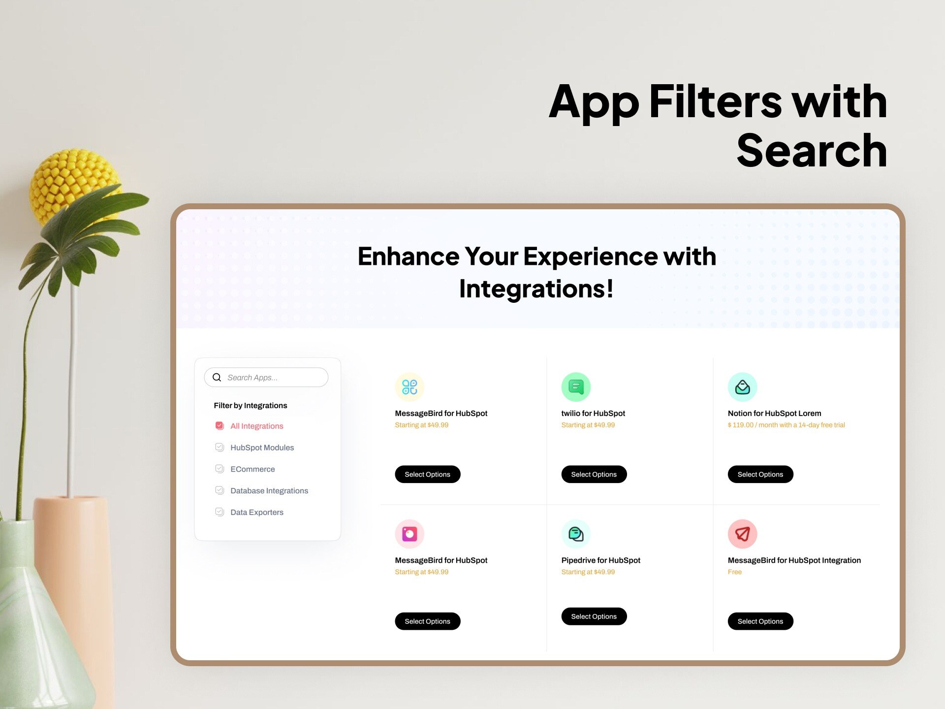 App Filters with Search is a versatile HubSpot module designed to enhance user experience.