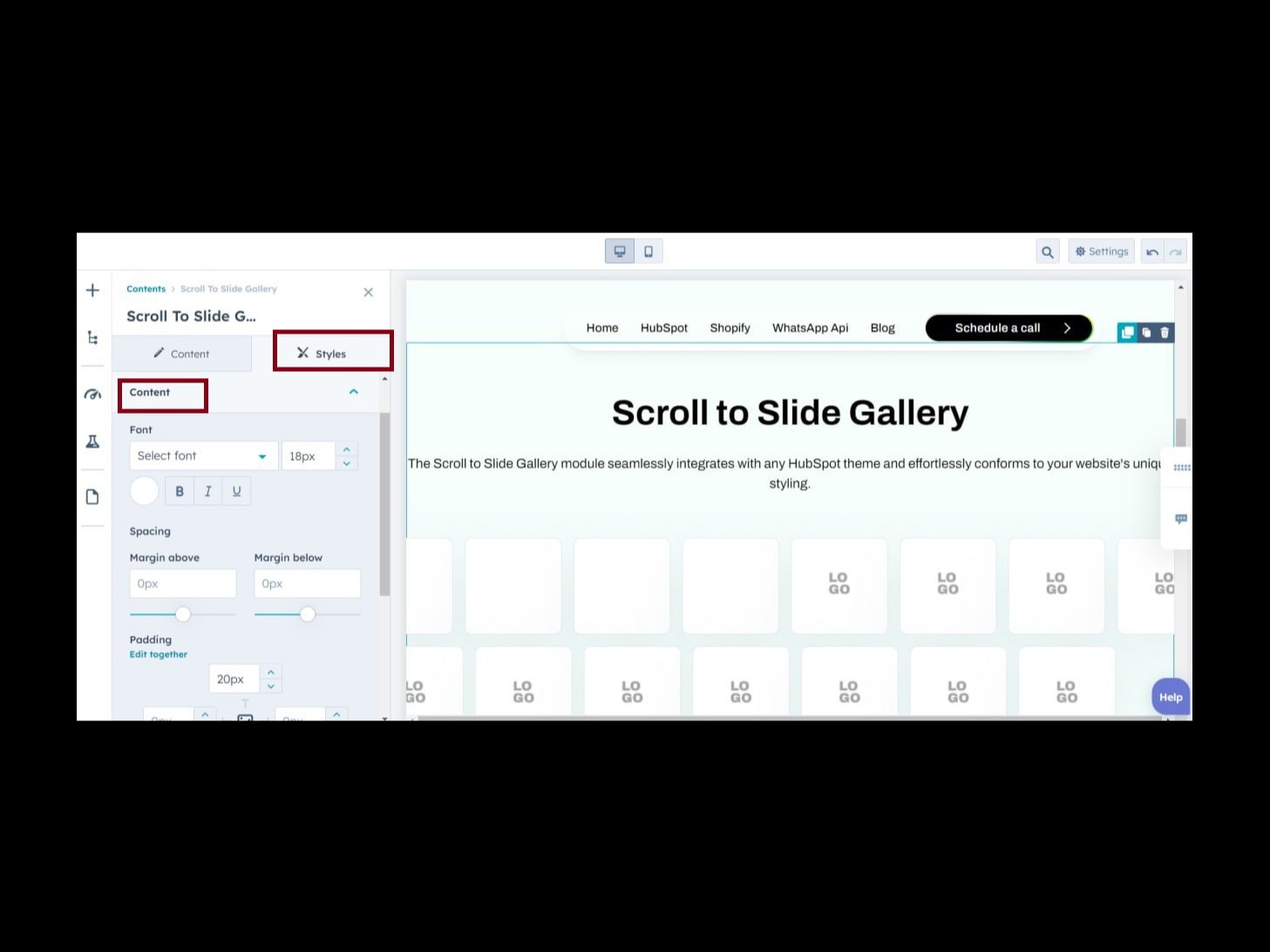 Description styles