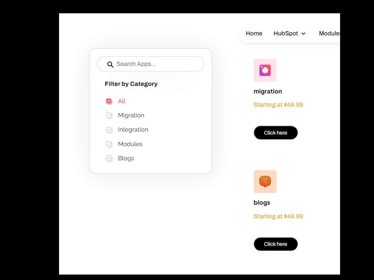Filter Option Sticky